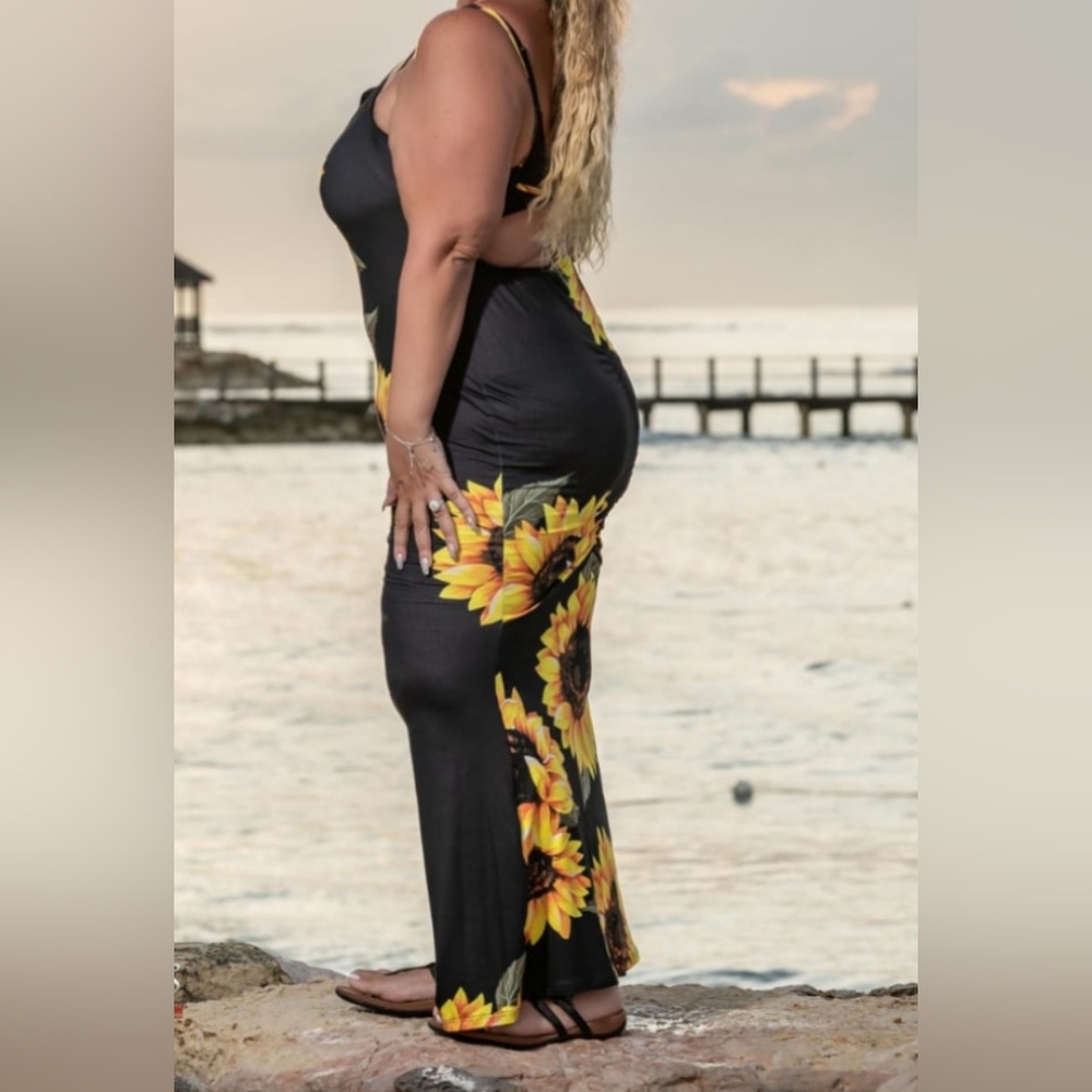 Sunflower Maxi Dress